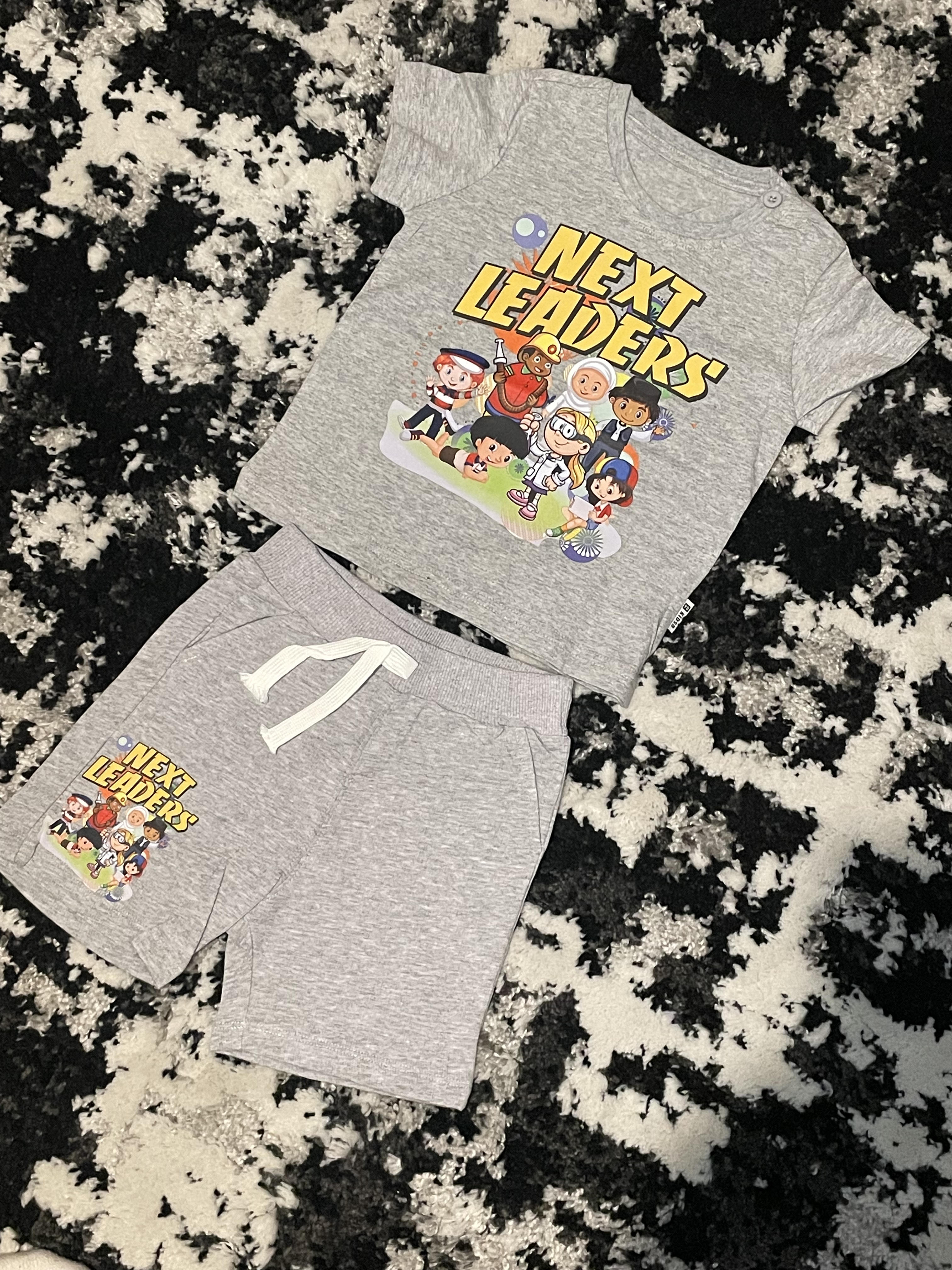 Next Leaders Red T-Shirt & Shorts Set
