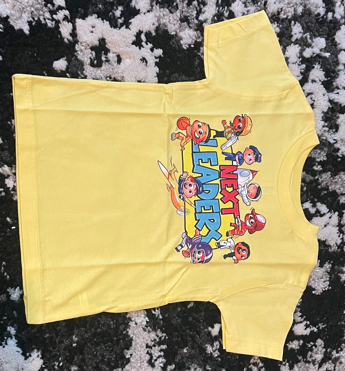 Next Leaders Orange Tee Kids Mockup