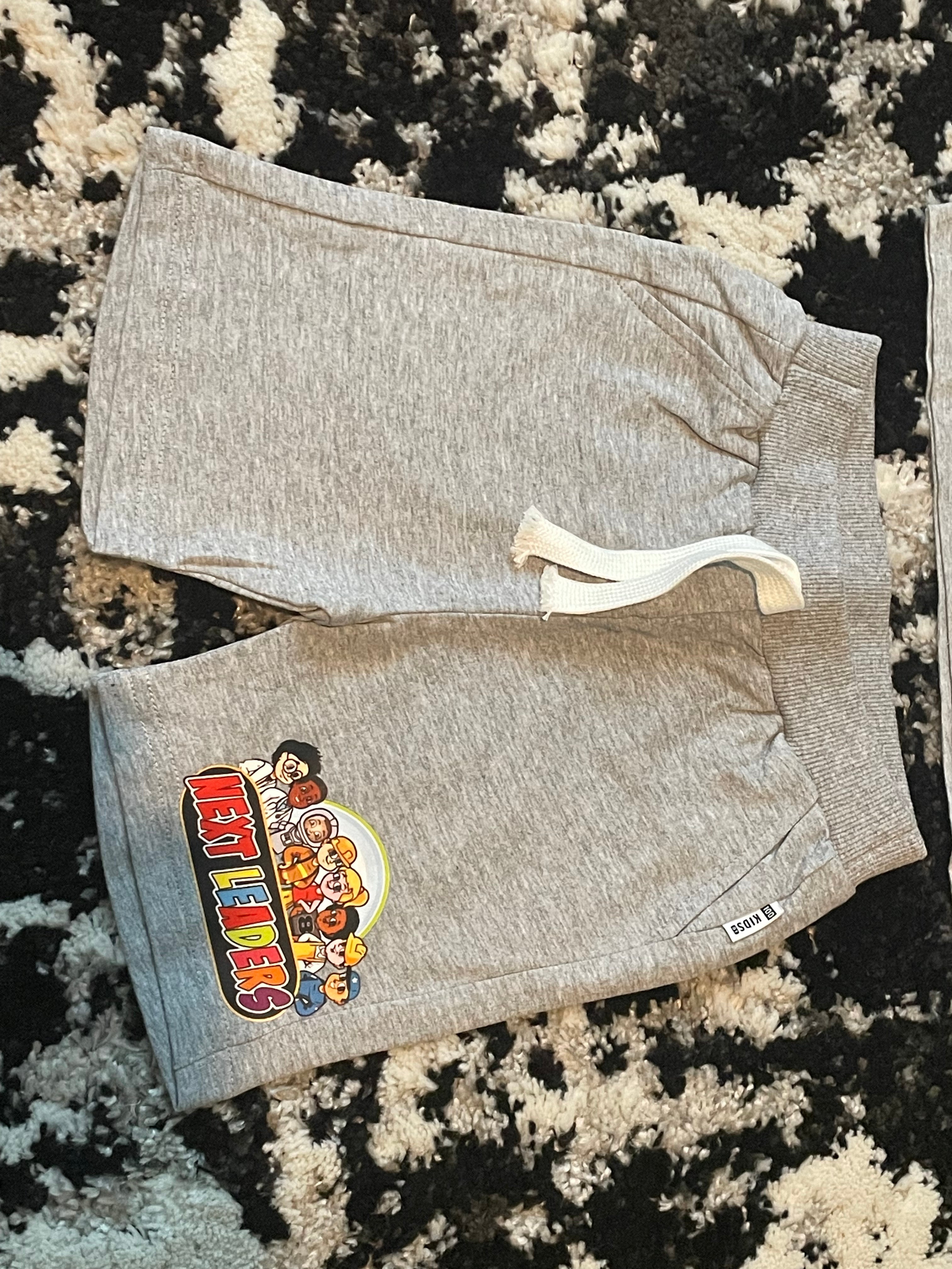 Next Leaders White & Orange T-Shirt & Shorts Set