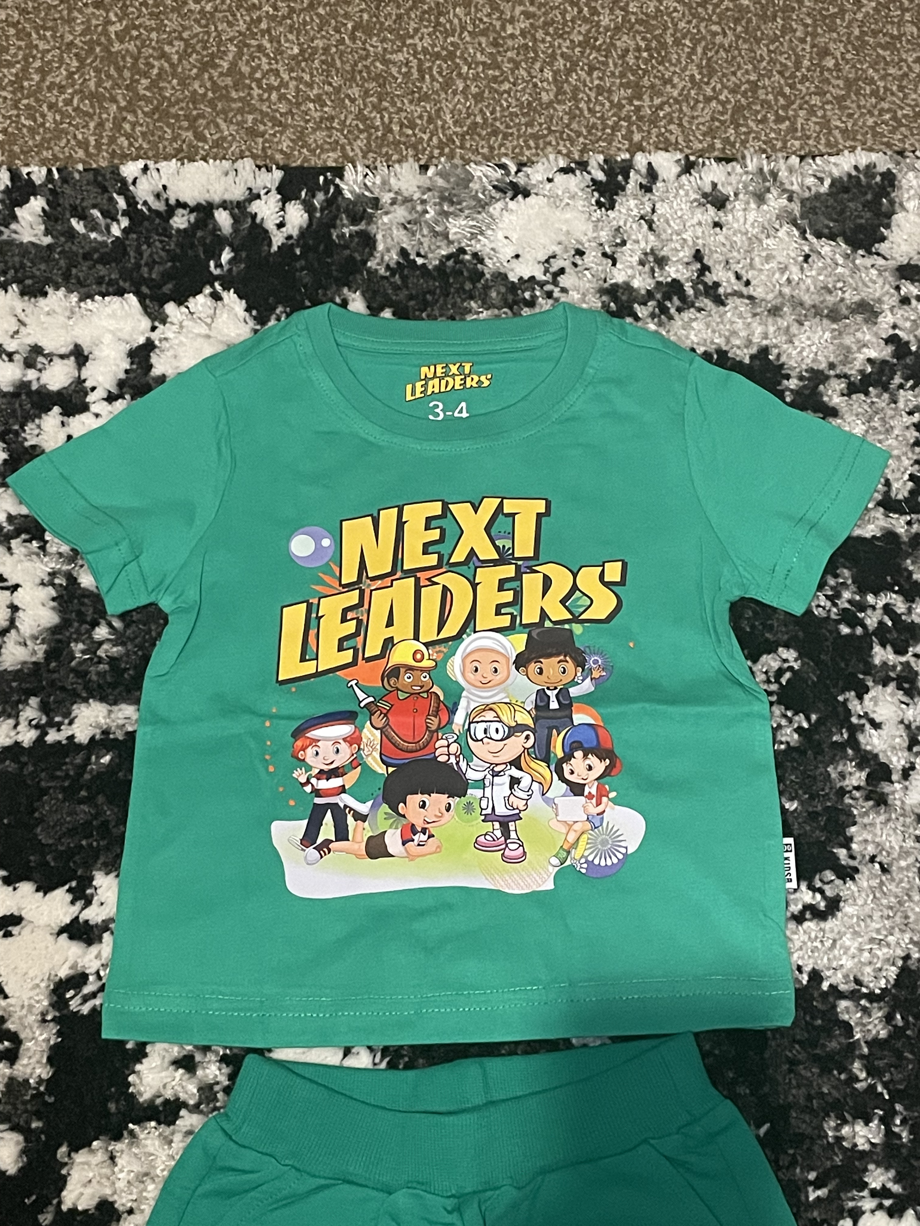 Next Leaders Red T-Shirt & Shorts Set